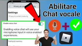 Come abilitare la chat vocale su Roblox (guida 2025)