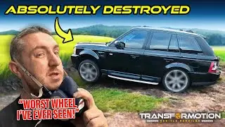 DESTROYED RANGE ROVER WHEEL RESTORATION! | RANGE ROVER SPORT PT.4