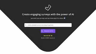 How to use forms.app AI to create surveys