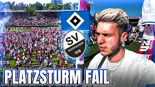 PLATZSTURM FAIL!! SV Sandhausen vs HSV Stadionvlog