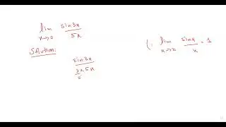 Limit of a trigonometric function |Calculus|