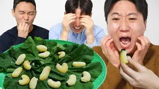 Prank! Kasih kue ulat sagu kpd cowok macho Korea dan bikin nangis!!🤣🤣#1