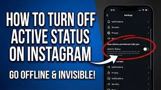 How to Turn Off Active Status on Instagram (2026 Step-by-Step)