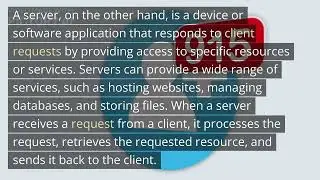 What is Client and Server
