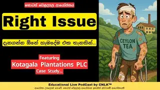 Right Issue - දැනගන්න ඕනේ හැමදේම එක තැනකින් - Fundamental Analysis | Live Educational Podcast