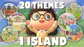 I made an Animal Crossing Island with 20 different themes! (Chunk final tour!)