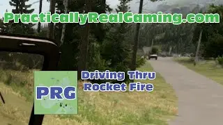 PracticallyRealGaming   Reforger Driving Thru Rocket Fire