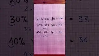 Prozentrechnen einfach gemacht 🥸 #mathe #mathematik #lernen #lerntipps