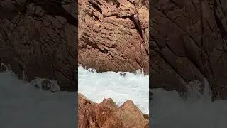 Waves smashing into rocks at Albanian shore🌊🌊🤩