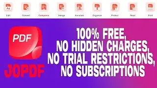 Tackle All Your PDF Tasks with JOPDF | The Best Free PDF Editor