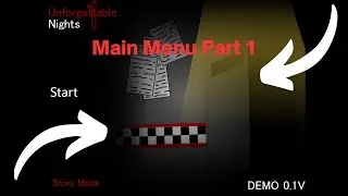 How to make FNaF fan game Main Menu in SCRATCH