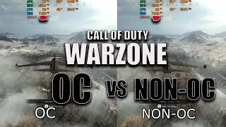 Boost FPS Call of duty Warzone Overclock VS NonOverclock GPU