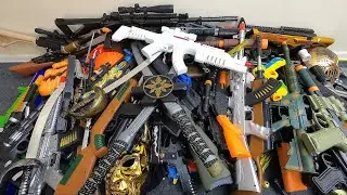 Gun and Rifle Collection, Toy Sword Types, Hundreds of Toy Guns