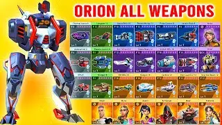 Orion All Weapons - Mech Arena