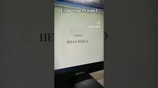 Code to theek hai output me bas thoda masla hai 🙂 | #finalyearprojects #codewithfarhaan
