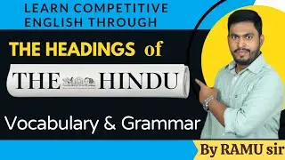 Vocabulary & Grammar for all Competitive Exams#vocabulary#grammar#ssc #bankexams#cgl#chsl#editorial