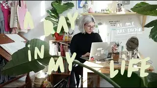 day in the life of an illustrator living in Brooklyn ☁