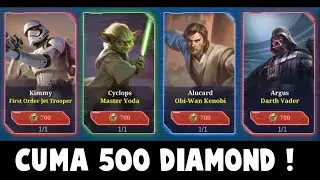 DI JAMIN DAPET SKIN STARWARS BEBAS PILIH CUMA 500 DIAMOND ! UPDATE TIPS HEMAT SKIN STARWARS