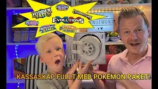 POKÈMON ÖPPNING PÅ SVENSKA! ETT HELT KASSASKÅP MED POKÉMON