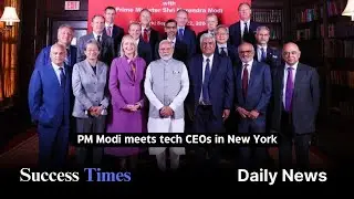 PM Modi meets tech CEOs in New York