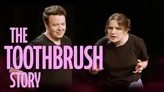 The Toothbrush On the Bathroom Floor Story | Dropout Presents: Bigger! With Brennan & Izzy