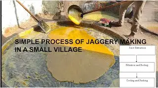 SIMPLE PROCESS OF JAGGERY MAKING FROM A SMALL VILLAGE