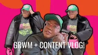 Fashion Vlog #4 | GRWM, Skincare Routine, & Content Day! | AK Brown
