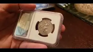Alejandro Magno  Moneda de plata antigua