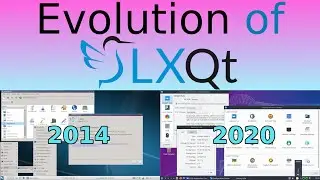 Evolution of LXQt from 0.7 to 0.15 (2014 - 2020)