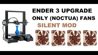 Ender 3 Silent Fan Upgrade (Upgraded Pro Vs Stock V2)