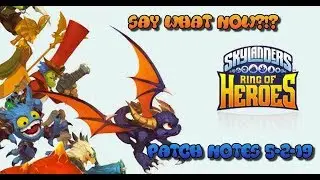 Skylanders Ring of Heroes | Patch Notes 5-2-19