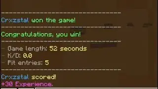 CubeCraft Bridges Duels 52 Seconds