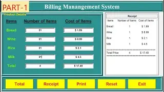 An Overview of Billing System Project Developed in tkinter || How to create a billing system project
