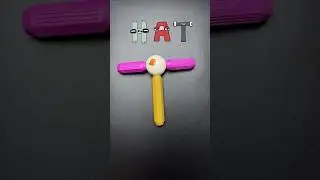 I made a HAT by magnetic stick #magnetic #oddlysatisfying #satisfying