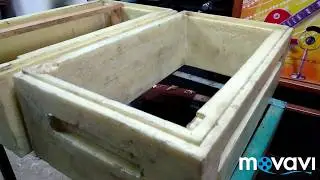 Изготовление формы для отлива ульев из ППУ. Часть 4. Первые экземпляры.