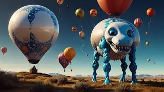 Another Hilarious Balloon Party on planet Latex