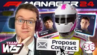 I SIGNED A NEW DRIVER FOR SEASON 3... | F1 Manager 2024 CREATE-A-TEAM EP 36