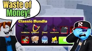 My Dad Thinks The Classic Bundle is a Waste of Money! // Rivals on Roblox
