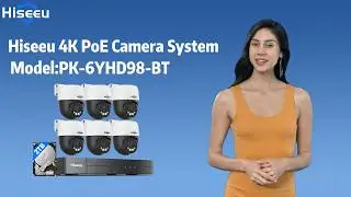 Hiseeu Newest PTZ 4K PoE camera system introduction