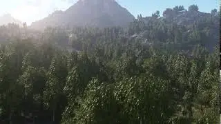 House near foot mountain