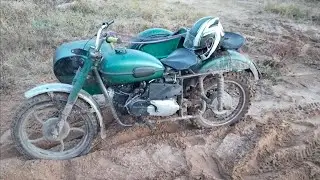 Пушка стреляет!!!! Разрыл все что можно. Урал с мотором от скутера удивляет меня