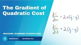 The Gradient of Quadratic Cost — Topic 76 of Machine Learning Foundations