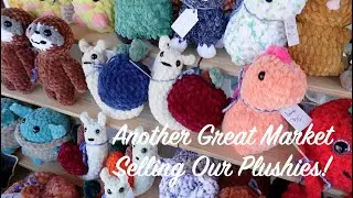 Another Great Market Selling Our Plushies!