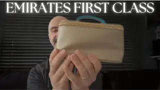 EMIRATES FIRST CLASS Amenities Kit by BVLGARI   Unboxing & First Impressions - Le Gemme OROM