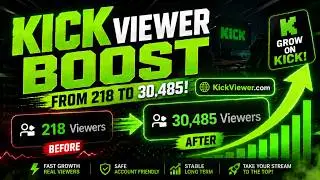 Kick View Bot For FREE | 1$ DAILY | 20.000 Viewers | 2026