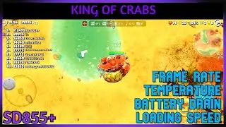 King of Crabs: Full Performance Test (Frame Rate, SD855+, ROG II)