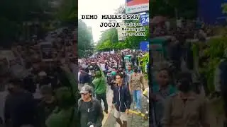 DEMOKRASI JANGAN MAIN-MAIN #demo #demontrasi #mahasiswa #jogja #shorts