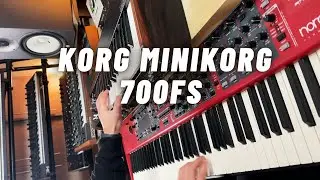 Vibing with the KORG miniKORG 700FS Synthesizer