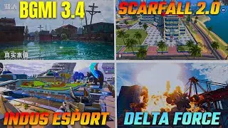 BGMI 3.4 UPDATE NOT COMING? DELTA FORCE MOBILE | INDUS MOBILE ESPORTS | SCARFALL 2.0