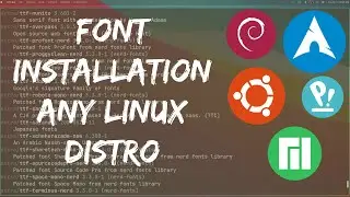 How to Install Fonts on Linux (Arch, Ubuntu) | Complete Step-by-Step Guide (Hindi)